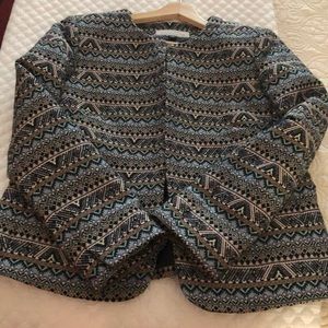 Tahari multi colored blazer